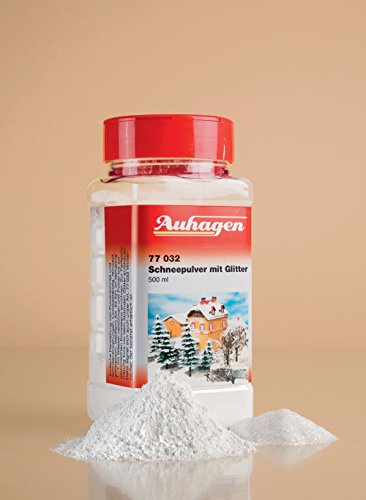 Auhagen 77032.0 - Streuflasche Schneepulver mit Glitter, 500 ml, bunt von Auhagen