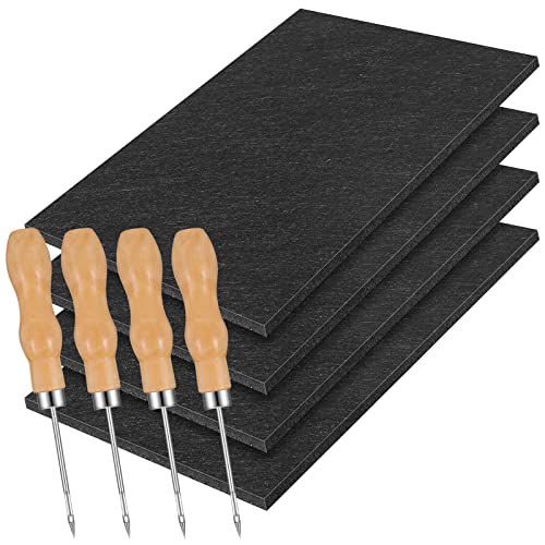 Auidy_6TXD Prickelnadel Set,Prickelset Kinder,Tingling Set,Wooden Tickling Needle Set,4 x Prickelfilz 20x15 cm mit 4 x Prickelnadeln für Kinder Auidy_6TXD Prickelnadel Set,Prickelset Kinder,Tingling Set,Wooden Tickling Needle Set,4 x Prickelfilz 20x15 cm mit 4 x Prickelnadeln für Kinder von Auidy_6TXD