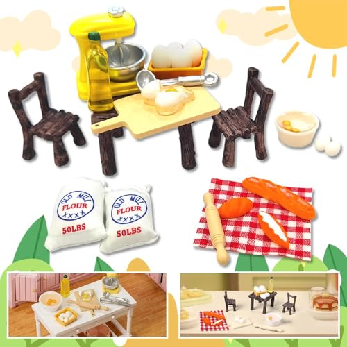 18 Stück Miniatur Puppenhaus Zubehör,Wichtel Zubehör, Wichtel Zubehör Miniatur Backen, Mini Puppenhaus, Tisch und Stühle,DIY Weihnachten Wichtel küche Backset Weihnachtsbäckerei 18 Stück Miniatur Puppenhaus Zubehör,Wichtel Zubehör, Wichtel Zubehör Miniatur Backen, Mini Puppenhaus, Tisch und Stühle,DIY Weihnachten Wichtel küche Backset Weihnachtsbäckerei von Auirshiky