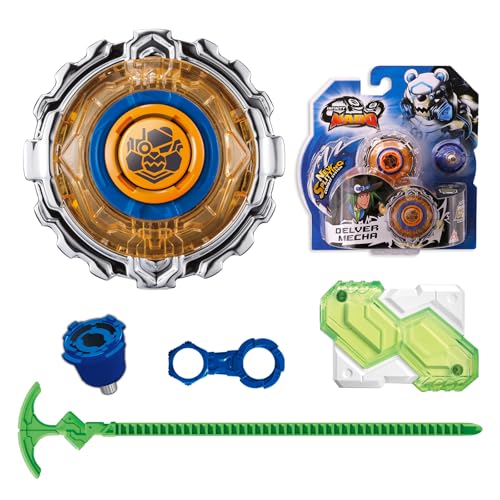 Infinity Nado Kreisel für Kinder Metall Spielzeug Jungen, Battle Tops Kreisel Launcher Spielzeug Jungen, Spinning Tops Jungen ab 5 6 7 8 9 10 11 12 Jahre, Standard-Serie -Delver Mecha- YW624306 von Infinity Nado