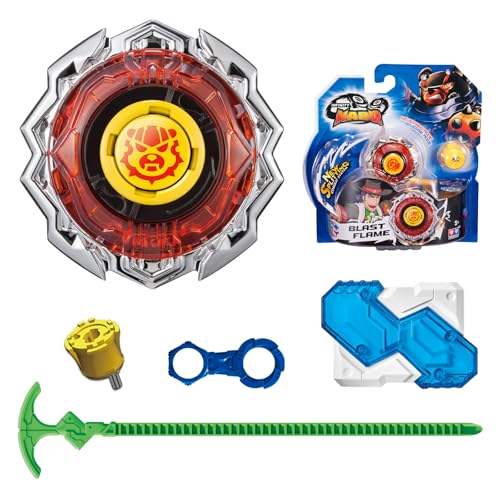 Infinity Nado Kreisel für Kinder Metall Spielzeug Jungen, Battle Tops Kreisel Launcher Spielzeug Jungen, Spinning Tops Jungen ab 5 Jahre, Infinity Nado Toupie Série Standard - Blast Flame von Infinity Nado