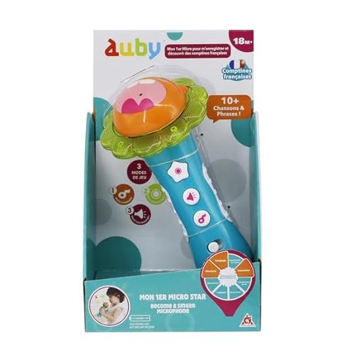 auby MON Premier Micro Star, Geburtstagsgeschenke Vorschulspielzeug für Kinder im Alter von 18 19 20 21 22 Monaten,FR461203 von Auldeytoys