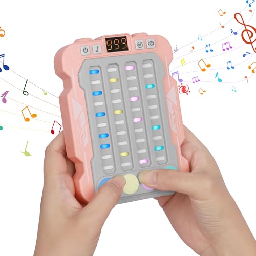 Elektronische Musik-Rhythmus-Spielmaschine, Musik-Handspiel für Kinder, Rhythmus-Schnell-Push-Maschinenspiel, einstellbare Modi, Beleuchtung, Schnelldrucktaste, Tischspiel, Geschenke für Jungen und Elektronische Musik-Rhythmus-Spielmaschine, Musik-Handspiel für Kinder, Rhythmus-Schnell-Push-Maschinenspiel, einstellbare Modi, Beleuchtung, Schnelldrucktaste, Tischspiel, Geschenke für Jungen und von Auliuse