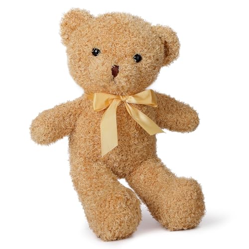 Auluda Bären-Plüschtier 40 cm große süße Teddy-Plüschkissenpuppe, beruhigendes Kuscheltier – für sensorische Bedürfnisse und Entspannung, Kinderzimmerdekoration und Schlafenszeit. von Auluda
