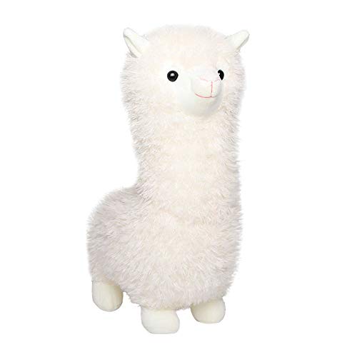 Auluda Alpaka-Plüschtier, Lama-Plüschtier, groß, 45 cm, Puppe, Plüsch, Umarmungskissen, weiches flauschiges Kissen, super Kawaii-Geschenk für Geburtstag, Mädchen und Liebhaber, waschbar Auluda Alpaka-Plüschtier, Lama-Plüschtier, groß, 45 cm, Puppe, Plüsch, Umarmungskissen, weiches flauschiges Kissen, super Kawaii-Geschenk für Geburtstag, Mädchen und Liebhaber, waschbar von Auluda