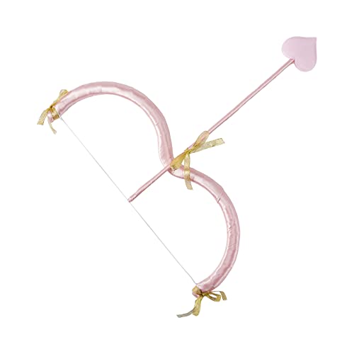 Aunaeyw Cupid Mini Bow Arrow Set-Valentine's Day Red Cupid Costume Cosplay Accessories Photo Props Halloween Party Performance Supplies for Adults Kids (Pink, Onesize) von Aunaeyw