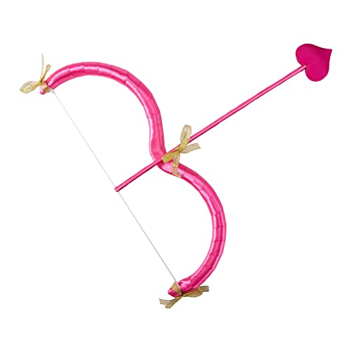 Aunaeyw Cupid Mini Bow Arrow Set-Valentine's Day Red Cupid Costume Cosplay Accessories Photo Props Halloween Party Performance Supplies for Adults Kids (Rosy Red, Onesize) von Aunaeyw