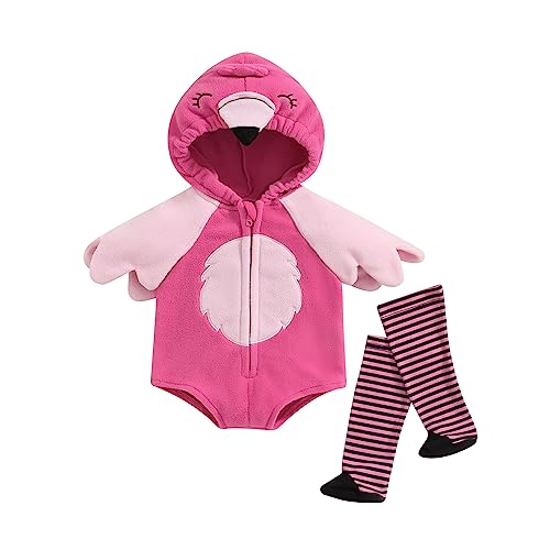 Aunaeyw Infant Baby Animal Fruit Sleeveless Hood Zipper Romper + Long Socks Outfit Halloween Cosplay Costume (20, 6-12 Months) von Aunaeyw