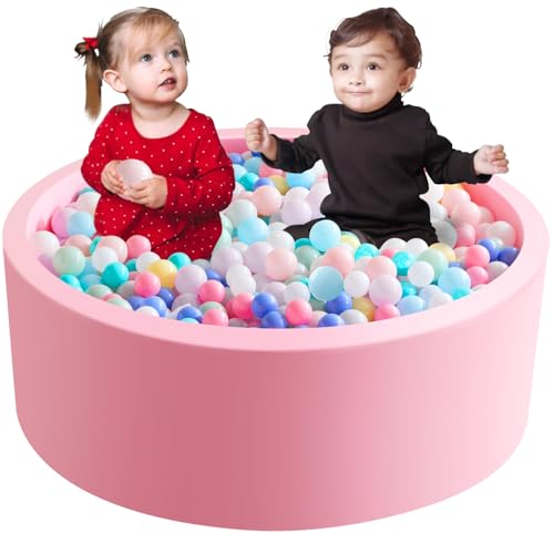 Aunekiv 120x 40cm Bällebad Bällepool für Baby Kinder, Runde Ballgruben Spielball Pool für Drinnen, Rosa Aunekiv 120x 40cm Bällebad Bällepool für Baby Kinder, Runde Ballgruben Spielball Pool für Drinnen, Rosa von Aunekiv