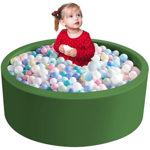 Aunekiv 90X30cm Bällebad Bällepool für Baby Kinder, Runde Ballgruben Spielball Pool für Drinnen, Grün Aunekiv 90X30cm Bällebad Bällepool für Baby Kinder, Runde Ballgruben Spielball Pool für Drinnen, Grün von Aunekiv