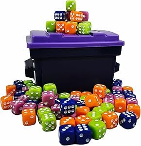 Müllcontainer-Brettspiele,Schnelles Familienwürfelspiel, 80 Würfel und anpassbare Aufkleber, für 2–6 Spieler, perfektes interaktives Partyspiel für Erwachsene und Kinder Müllcontainer-Brettspiele,Schnelles Familienwürfelspiel, 80 Würfel und anpassbare Aufkleber, für 2–6 Spieler, perfektes interaktives Partyspiel für Erwachsene und Kinder von Auosxny