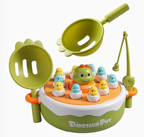 Auped Magnetisches Angelspiel mit Musik, 4-in-1, Lernspielzeug für Kinder, 3-4 Jahre, multifunktional von Auped