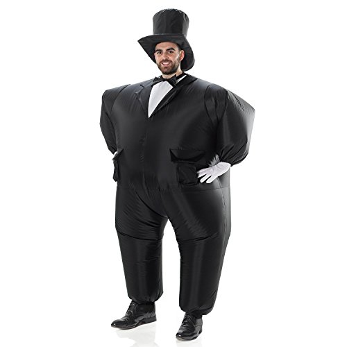 AirSuits Aufblasbares Kostüm Fesch Smoking Fett Anzug, Fasching Karneval Party Outfit AirSuits Aufblasbares Kostüm Fesch Smoking Fett Anzug, Fasching Karneval Party Outfit von Auraglow