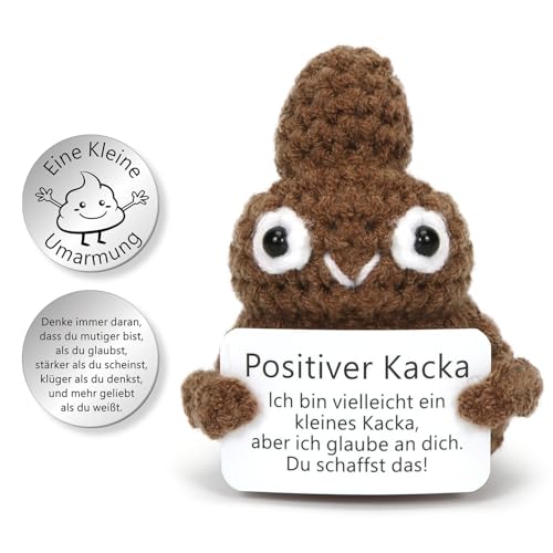 Pocket Hug Positive Kacka, Umarmung Glücksbringer, Kreative Strickwolle Kacka Puppe, Aufmunterung Geschenke, Emotional Support, Mutmacher Geschenk für Freund und Familie Pocket Hug Positive Kacka, Umarmung Glücksbringer, Kreative Strickwolle Kacka Puppe, Aufmunterung Geschenke, Emotional Support, Mutmacher Geschenk für Freund und Familie von Aurasky