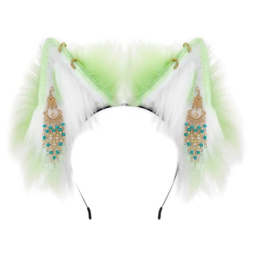 Aurgiarme Cosplay Haarreifen Ohr Haarband Retro Ethnische Quasten Anhänger Anime Stirnband Kostüm Zubehör Mottoparty Kopfschmuck Aurgiarme Cosplay Haarreifen Ohr Haarband Retro Ethnische Quasten Anhänger Anime Stirnband Kostüm Zubehör Mottoparty Kopfschmuck von Aurgiarme