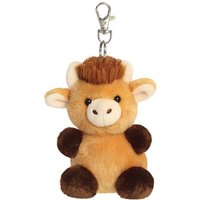 Palm Pals Hubert Highland Cow Clip-On 4In Palm Pals Hubert Highland Cow Clip-On 4In von Aurora World