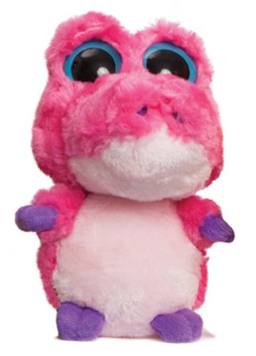 Aurora World 60211 - YooHoo and Friends Smilee Alligator, 12.5 cm, hot pink von Aurora