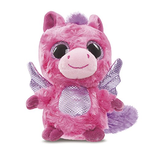 Aurora World 60338 - Yoohoo and Friends Cerise Pegasus, 5 Zoll, heiß rosa von Aurora