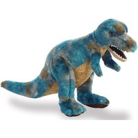 Aurora 32116 - Dinosaurier T-Rex, stehend, blau/braun, Plüsch, 36 cm von Aurora World