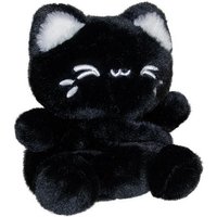Aurora 44534 - Tasty Peach Black Sesame Meowchi Palm Pals, schwarz, Plüschtier, ca.13 cm von Aurora World
