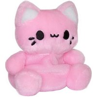 Aurora 44535 - Tasty Peach Strawberry Meowchi Palm Pals, rosa, Plüschtier, ca.13 cm von Aurora World
