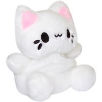 Aurora 44538 - Tasty Peach Custard Meowchi Palm Pals, weiß, Plüschtier, ca.13 cm von Aurora World
