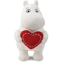 Aurora 61554 - Moomin Standing with Heart, Mumin-Plüschfigur, ca. 17 cm von Aurora World