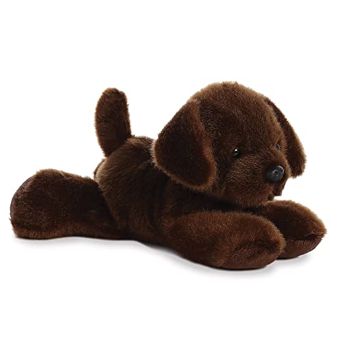 Aurora World 31257 - Plüschtier - Mini Flopsie - Lil Lucky Schokoladen Labrador, 8 Zoll / 20.5 cm von Aurora World