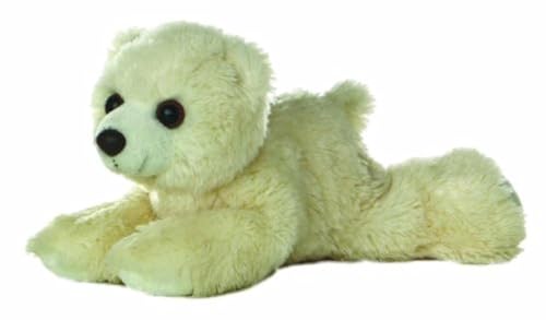 Aurora World Aurora, 13294, Mini Flopsie Eisbär,20cm, Plüschtier, beige von Aurora