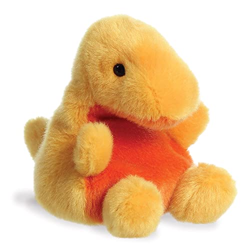 Aurora World Aurora, 33618, Palm Pals Thunder Bronto, 13cm, Plüsch, Gelb von Aurora