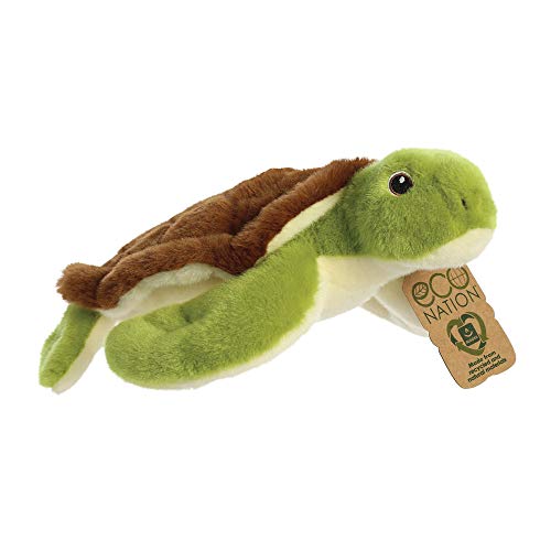 Aurora World Aurora, 35018, Eco Nation, Schildkröte, 25cm, Plüschtier Mehrfarbig von Aurora