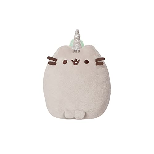 Aurora World, 61515, Pusheenicorn sitzend klein,Eco-Friendly Plüschtier, Grau von Aurora
