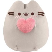 Aurora 61572 - Pusheen With Heart, Plüschtier mit Herz, 24 cm von Aurora World