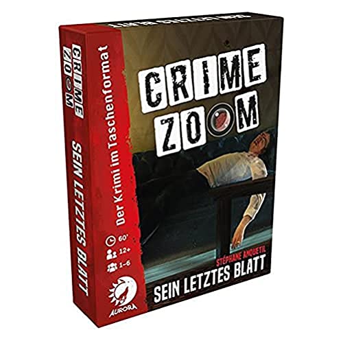 Aurora Crime Zoom Fall 1: Sein letztes Blatt, Familienspiel, Rätselspiel, Deutsch LDGD0004 Mehrfarbig, Bunt von Aurora