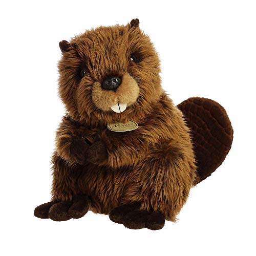 Aurora Adorable Miyoni Beaver Stuffed Animal - Lifelike Detail - Cherished Companionship - Brown 9 Inches von Aurora
