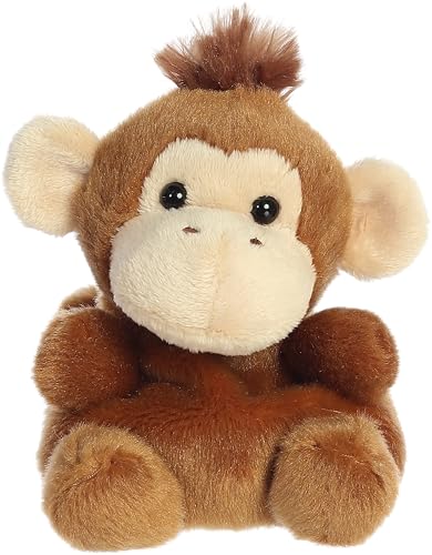 Aurora Adorable Palm Pals Boomer Monkey Stuffed Animal - Pocket-Sized Play - Collectable Fun - Brown 5 Inches von Aurora
