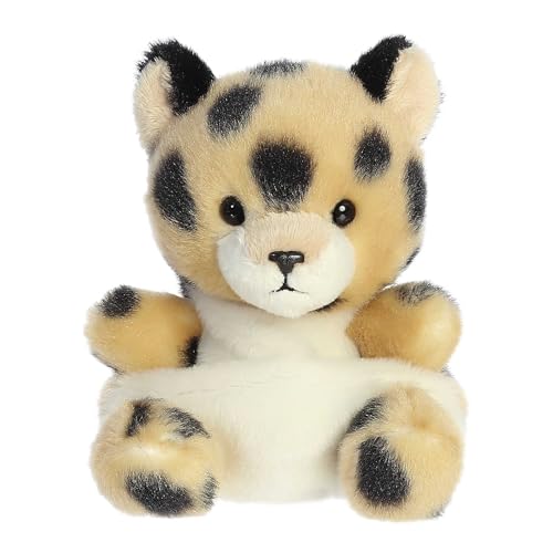 Aurora Adorable Palm Pals Chutney Cheetah Stuffed Animal - Pocket-Sized Play - Collectable Fun - Yellow 5 Inches von Aurora