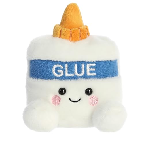Aurora® Adorable Palm Pals™ Gooey Glue™ Stofftier im Taschenformat – Spiel im Taschenformat – Sammelspaß – Weiß, 12,7 cm von Aurora