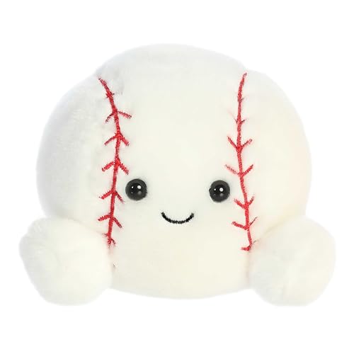 Aurora Adorable Palm Pals Slugger Baseball Stuffed Animal - Pocket-Sized Play - Collectable Fun - White 5 Inches von Aurora