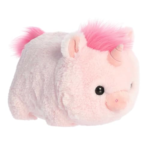 Aurora® Adorable Spudsters™ Bubblegum Unicorn™ Stofftier – beruhigende Kuscheln – verspielter Charme – rosa 25,4 cm von Aurora