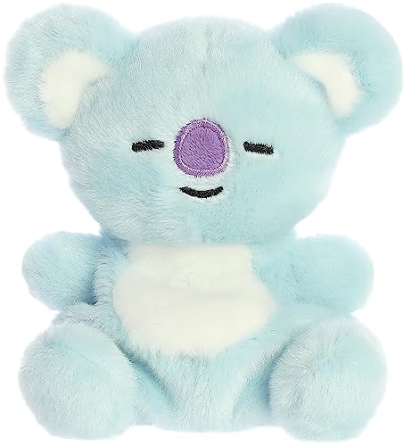 Aurora Lovable BT21 Palm Pals KOYA Stuffed Animal - Collectible Fun - Delightful Cuteness - Blue 5 Inches von Aurora