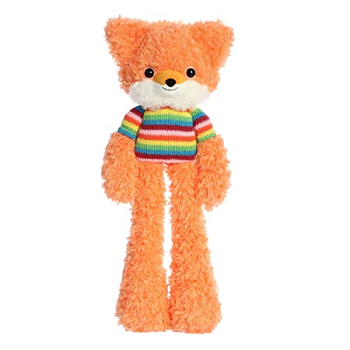 Aurora Quirky Dingbits Fox Stuffed Animal - Playful Personality - Fashionable Fun - Orange 15 Inches von Aurora