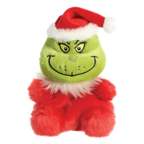 Aurora, 15591 The Grinch Offizielles Merchandise Santa Palm Pal, Plüschtier, Grün & Rot Aurora, 15591 The Grinch Offizielles Merchandise Santa Palm Pal, Plüschtier, Grün & Rot von Aurora