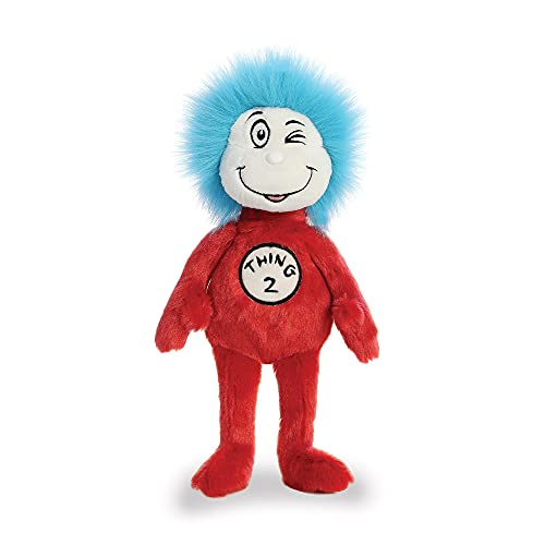 Aurora, 15913, Dr. Suess, Thing 2, 20,3 cm, Plüschtier, rot, blau, weiß von Aurora