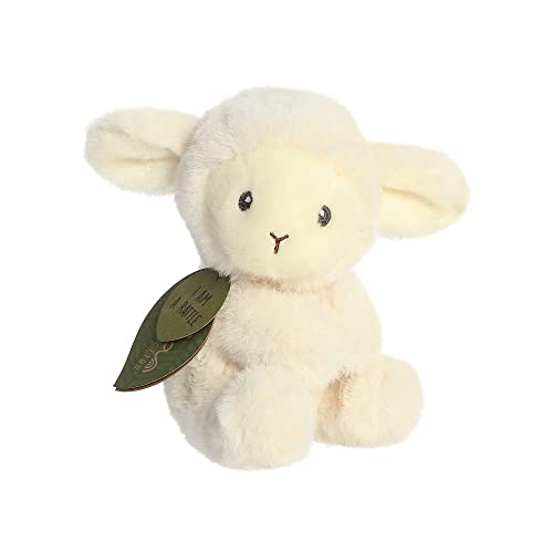 Aurora, 23367, ebba Baby Eco Laurin Lamm Rassel, 15cm, Eco-friendly Plüschtier, Weiß Aurora, 23367, ebba Baby Eco Laurin Lamm Rassel, 15cm, Eco-friendly Plüschtier, Weiß von Aurora