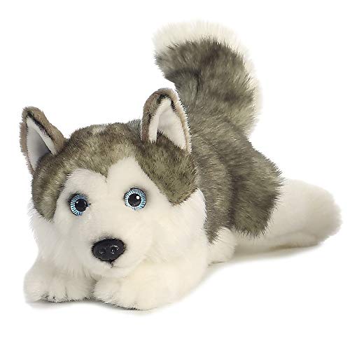 Aurora, 26263, MiYoni Husky liegend, 28cm, Plüschtier, grau Aurora, 26263, MiYoni Husky liegend, 28cm, Plüschtier, grau von Aurora