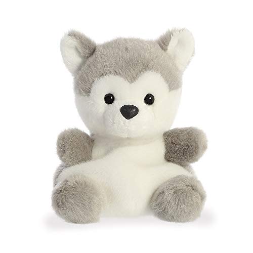 Aurora, 33474, Palm Pals, Busky Husky, 13cm, Plüschtier, grau/weiß Aurora, 33474, Palm Pals, Busky Husky, 13cm, Plüschtier, grau/weiß von Aurora