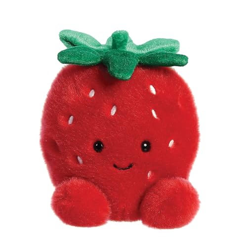 Aurora, 33573, Palm Pals Juicy Erdbeere 13cm, Plüschtier, Rot von Aurora