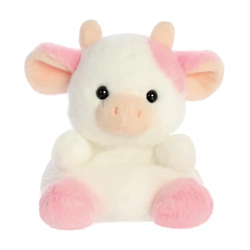 Aurora, 33765, Palm Pals Belle Strawberry Cow 5In, Soft Toy, White & Pink Aurora, 33765, Palm Pals Belle Strawberry Cow 5In, Soft Toy, White & Pink von Aurora