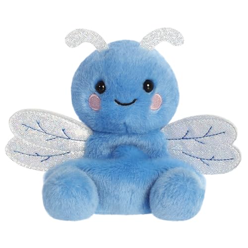 Aurora, 33889 Palm Pals Dart Libelle, 12,7 cm, Plüschtier, blau von Aurora